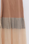 SWAYING 25 Spring/Summer Two-piece Suspender Fishtail Long Skirt SW-SW25SS2L02C3-XING Apricot SW-SW25SS2L02C1